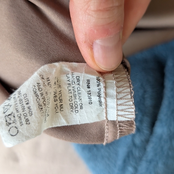 Show Me Your Mumu Faith Satin Maxi Dress In Dune - Picture 11 of 11